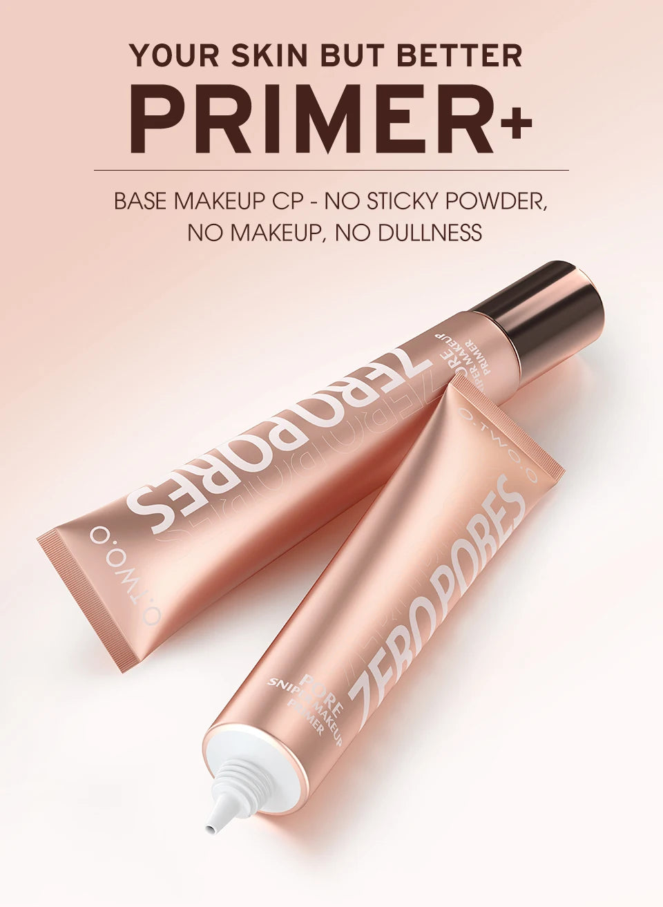 O.TWO.O Face Makeup Base Poreless Primer 20ml Lightweight Matte Finish Oil-Control Foundation Primer Cosmetics