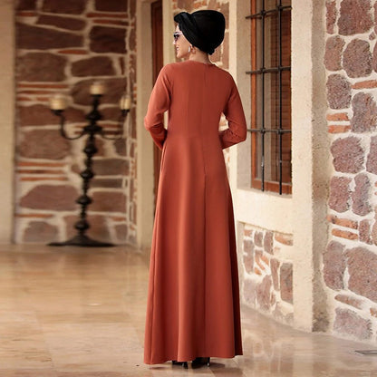 Muslim Women's Evening Dress, Banquet Dress, Worship Dress Robe