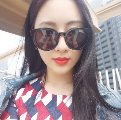 Cat eyepink sunglasses woman shades mirror female square sunglasses for women coating oculos fashion brand sunglasses