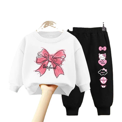 Children Girls Sets Sweatshirt Baby Girl