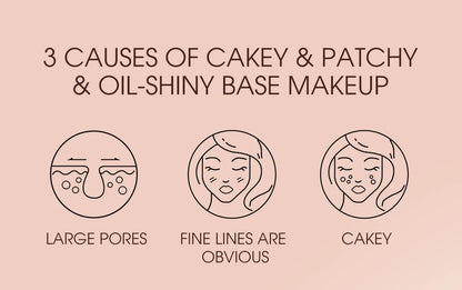 O.TWO.O Face Makeup Base Poreless Primer 20ml Lightweight Matte Finish Oil-Control Foundation Primer Cosmetics