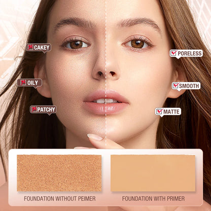 O.TWO.O Face Makeup Base Poreless Primer 20ml Lightweight Matte Finish Oil-Control Foundation Primer Cosmetics