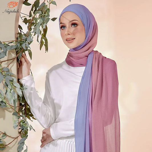 Muslim Chiffon Luxury Hijab Jersey